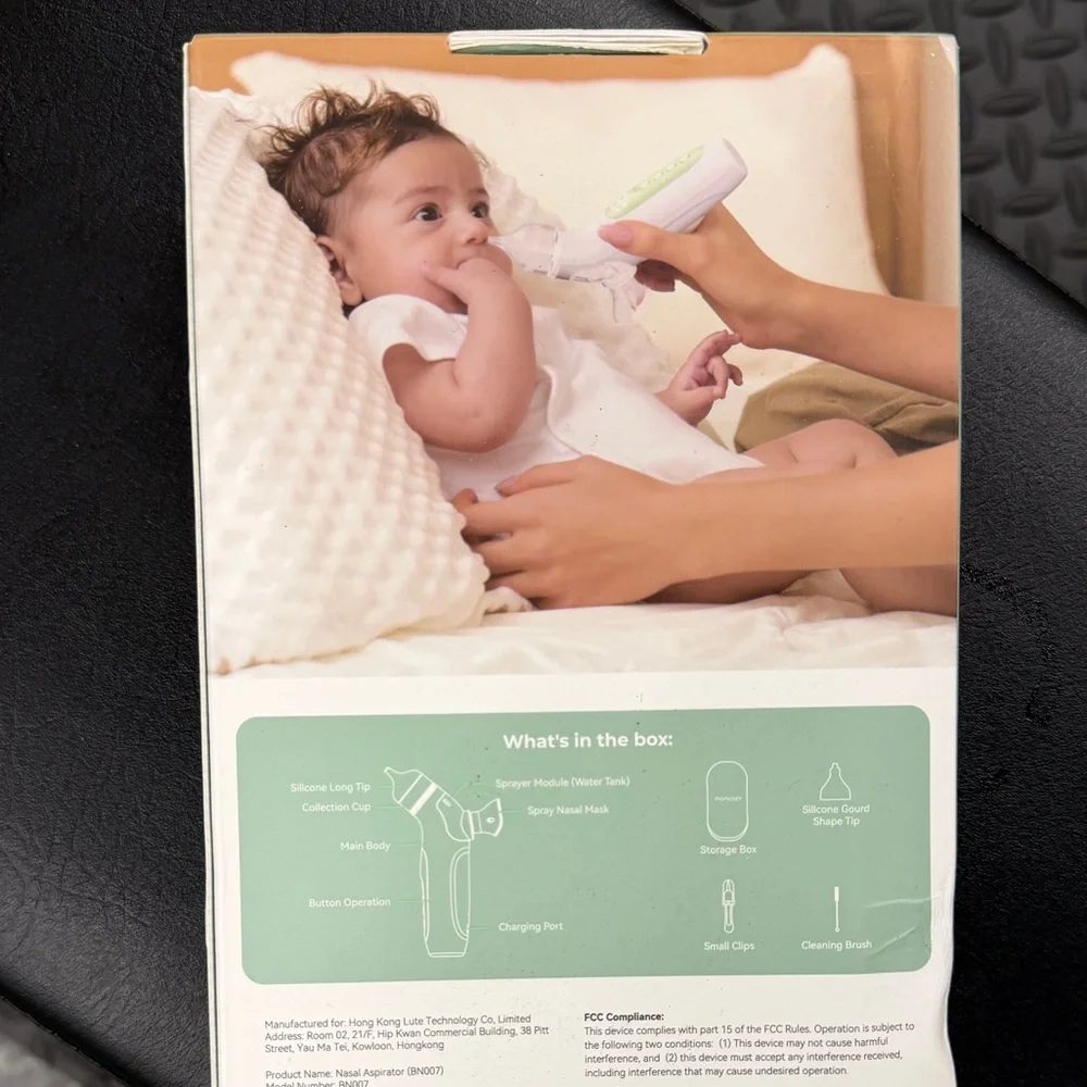 NEW Momcozy 2-in-1 Spray & Suction Electric Nasal Aspirator
